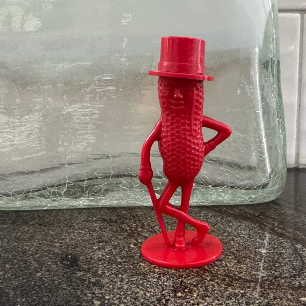 Planters Vintage Quirky Red Figurine with Top Hat pepper shaker